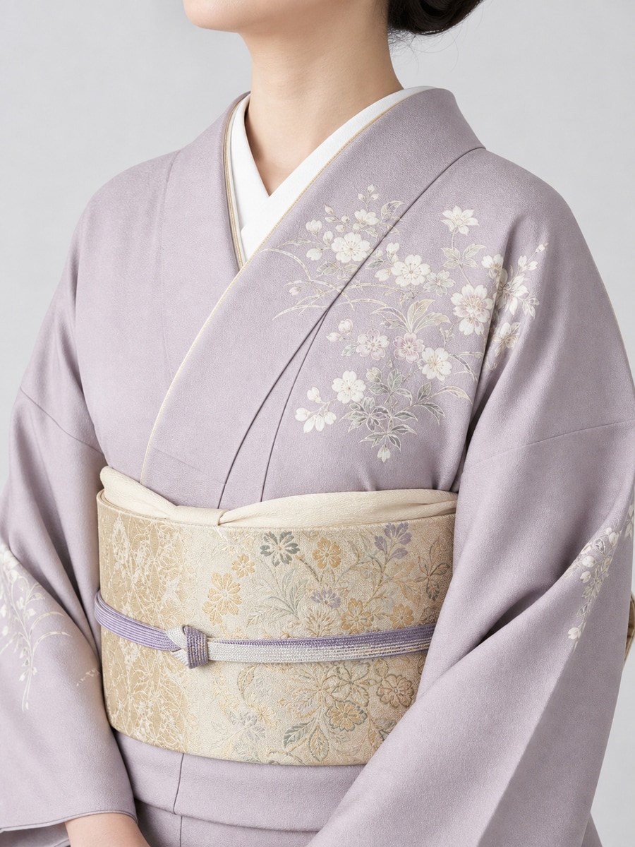 訪問着の着付けイメージ