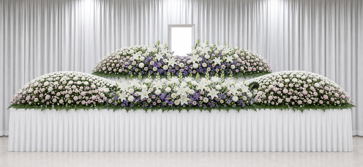 祭壇・白い花のイメージ