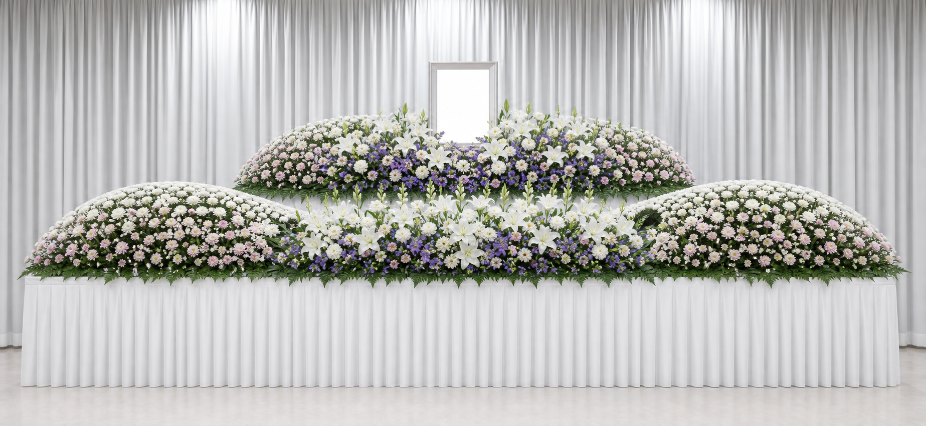 祭壇・白い花のイメージ